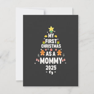 My First Christmas as a Mummy 2025 Xmas Card