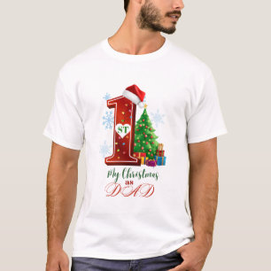 My First Christmas as Dad Memorable First Christma T-Shirt