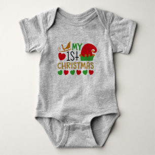 My First Christmas Baby Bodysuit