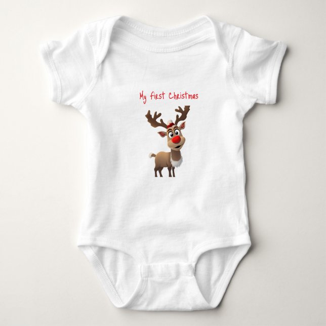 My First Christmas -  Baby Bodysuit (Front)