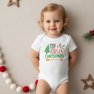 My First Christmas Baby Bodysuit