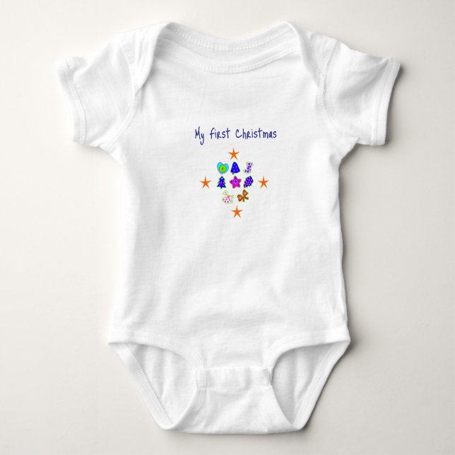 My First Christmas -  Baby Bodysuit (Front)