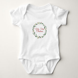 My First Christmas Baby Bodysuit