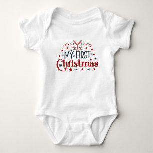 My First Christmas Baby Bodysuit