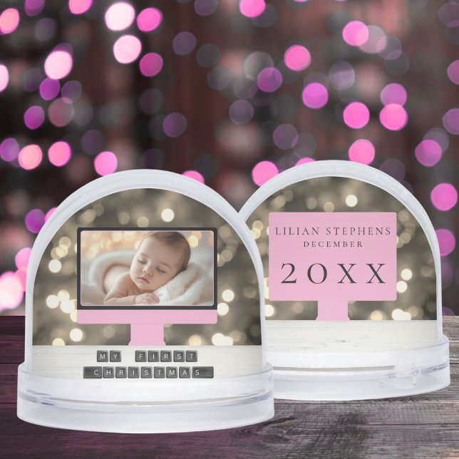 My First Christmas Baby Photo Snow Globe (Creator Uploaded)