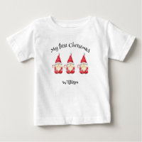 My First Christmas Baby Top.