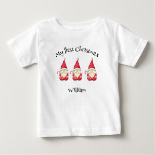 My First Christmas Baby Top. T-Shirt