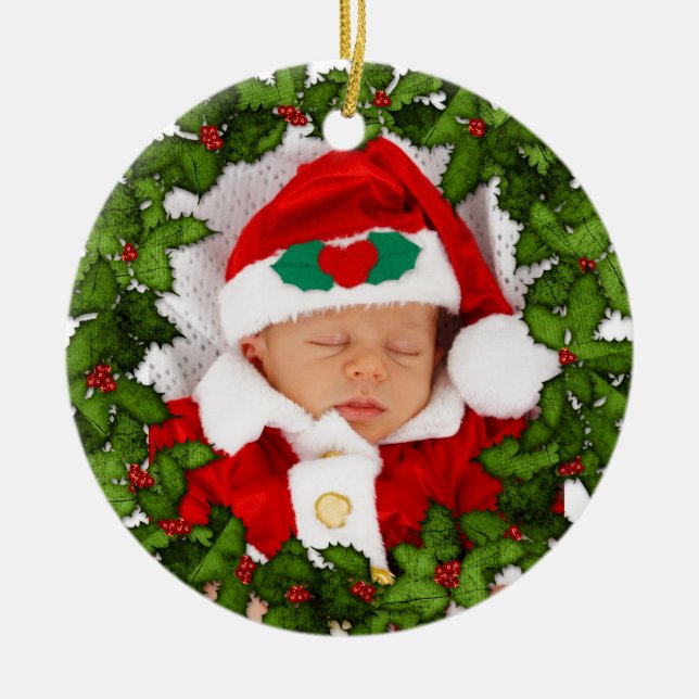 My First Christmas Ceramic Tree Decoration (Front)