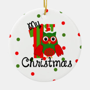 My first Christmas Ceramic Tree Decoration