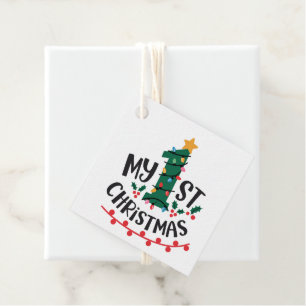 My First Christmas Favour Tags