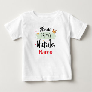 My First Christmas – Il Mio Primo Natale Baby T-Shirt