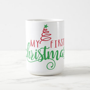 My First Christmas Mug Cute Holiday Baby Gift Cu