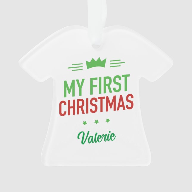 My First Christmas Ornament (Front)