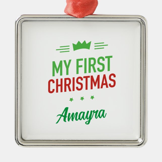 My First Christmas Ornament (Front)