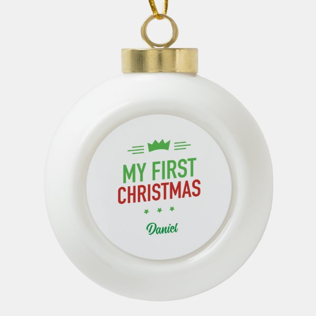 My First Christmas Ornament (Front)