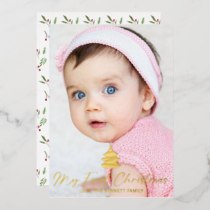 My First Christmas Photo Holiday Script