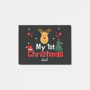 My First Christmas Post-it Notes