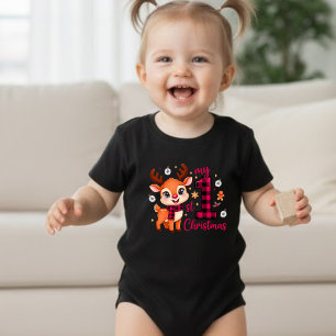 My First Christmas T-Shirt 2025 Baby Girl Bodysuit
