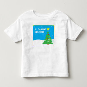 My First Christmas Toddler T-Shirt