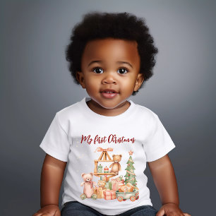 My first Christmas, toys and gifts baby Baby T-Shirt