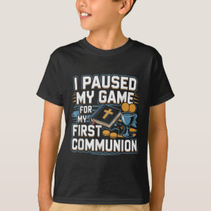 My First Communion Video Game Controller Gifts Boy T-Shirt