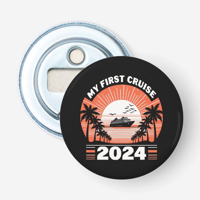 My First Cruise 2024 Bottle Opener (Front)