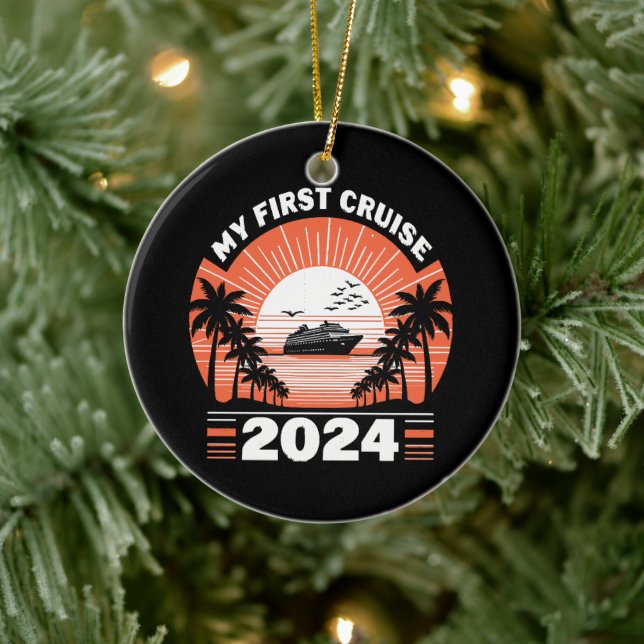 My First Cruise 2024 Ceramic Tree Decoration (Tree)