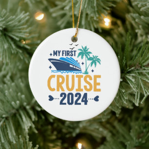 My First Cruise 2024 Ceramic Tree Decoration
