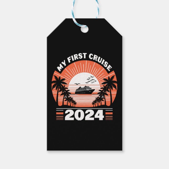 My First Cruise 2024 Gift Tags (Front)