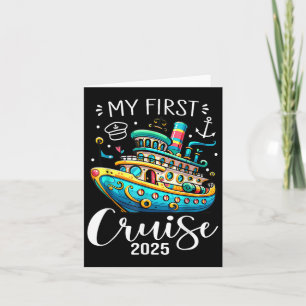 My First Cruise 2025 Cute Family Vacation Cruising Card