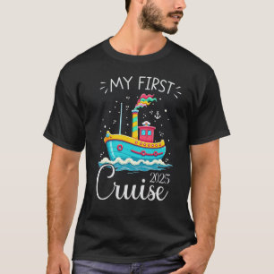 My First Cruise 2025 Cute Family Vacation Cruising T-Shirt