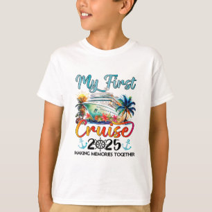 My First Cruise 2025 Cute First Time Cruise Vacati T-Shirt