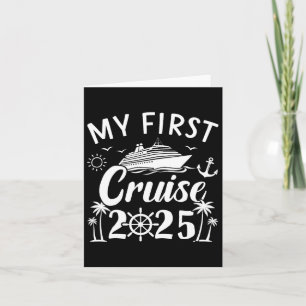 My First Cruise 2025 Family Vacation Boat Trip Wit Card