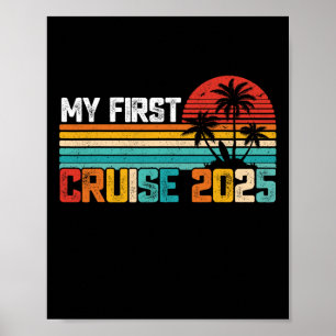 My First Cruise 2025 Family Vacation Cruise Group Poster