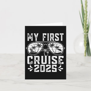 My First Cruise 2025 Family Vacation Cruise Ship T Card