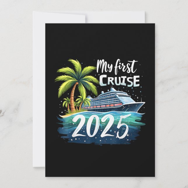 My First Cruise 2025 Invitation (Front)