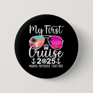 My First Cruise 2025 My First Cruising Summer Vaca 6 Cm Round Badge