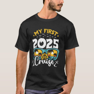 My First Cruise 2025 Retro Sunglasses Cruising Cre T-Shirt