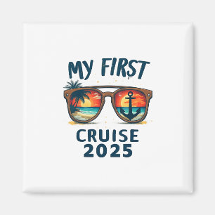 My First Cruise 2025 Vacation Cruise Ship Travel Magnet