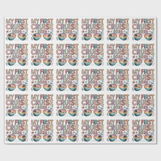 my first cruise 2026, cruise gift, cruise vacation wrapping paper