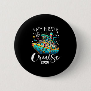My First Cruise 2026 Cute Family Vacation Cruising 6 Cm Round Badge