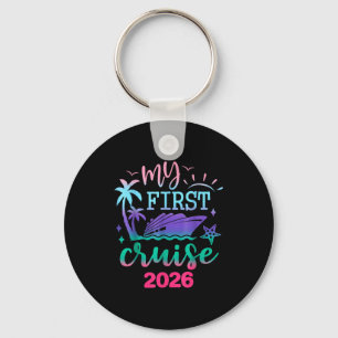 My First Cruise 2026 Family Vacation Trip Ship Mat Key Ring