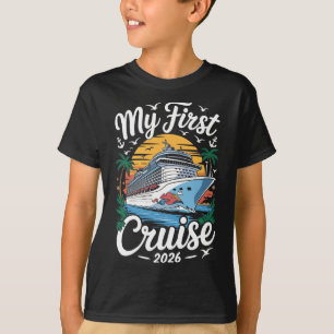 My First Cruise 2026 Family Vacation Trip Ship Mat T-Shirt