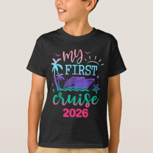 My First Cruise 2026 Family Vacation Trip Ship Mat T-Shirt