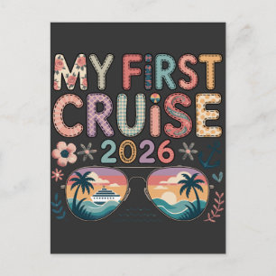 My First Cruise 2026, First Cruise Vacation Gift Postcard