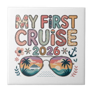 My First Cruise 2026, First Cruise Vacation Gift Tile
