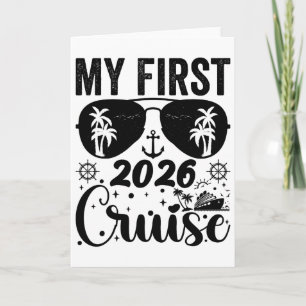 My First Cruise 2026 Vacation Matching Family Crui Card