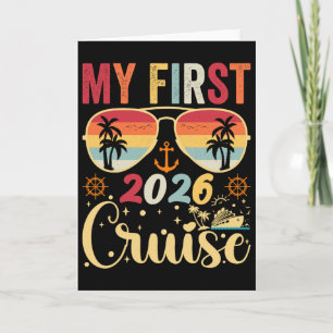 My First Cruise 2026 Vacation Matching Family Crui Card