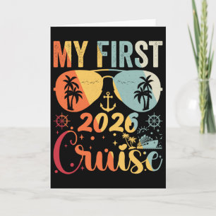 My First Cruise 2026 Vacation Matching Family Crui Card