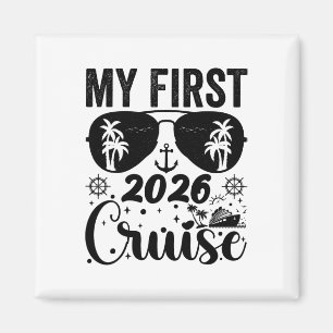 My First Cruise 2026 Vacation Matching Family Crui Magnet